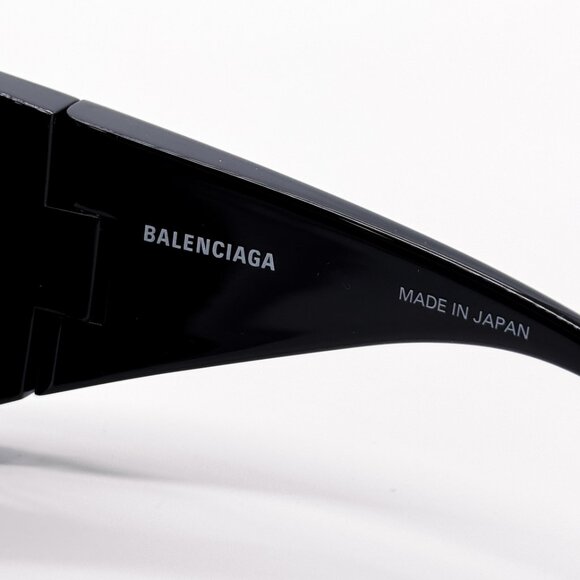 NEW BALENCIAGA BB0154S 001 UNISEX SUNGLASSES BALENCIAGA GOOGLES EYEWEAR - Picture 10 of 11